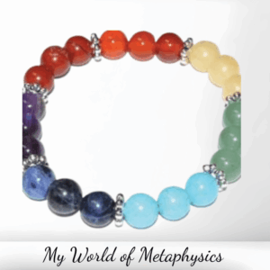 8mm 7 Chakra Flower Bracelet