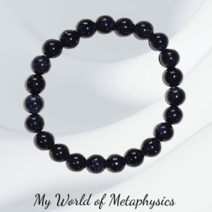 8mm Blue Goldstone Bracelet