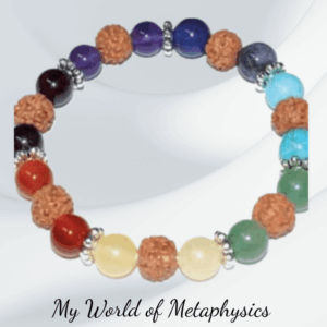 8mm Chakra & Rudraksha Bracelet