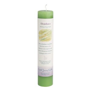 Abundance Reiki Charged Pillar Candle