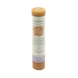 Confidence Reiki Charged Pillar Candle
