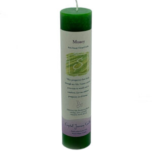 Money Reiki Charged Pillar Candle