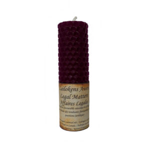 4 1-4" Legal Matters Lailokens Awen Candle