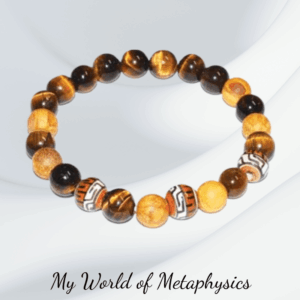 8mm Palo Santo Tiger Eye Bracelet