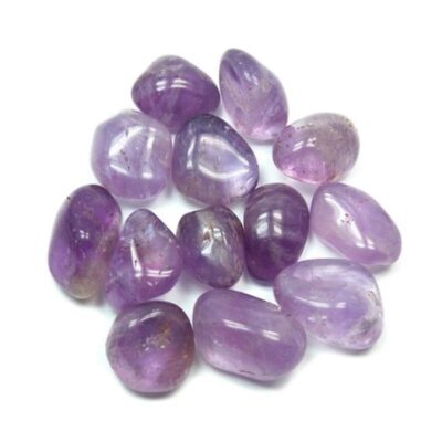 amethyst tumble stone