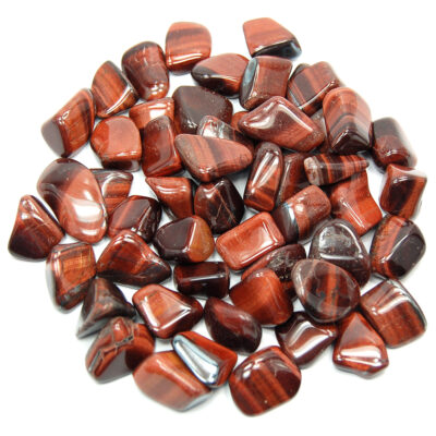 Red Tiger Eye Tumble Stone