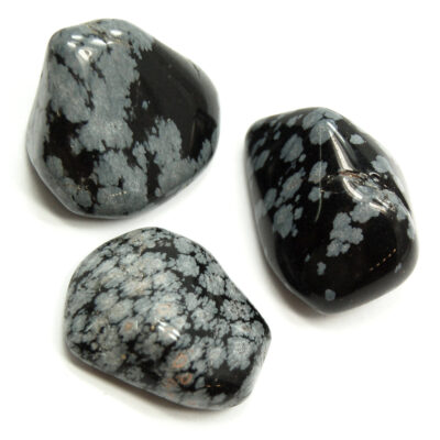 Snowflake Obsidian Tumble Stone