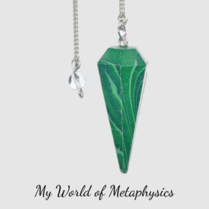 6-sided Malachite Pendulum