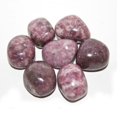 lepidolite tumbled stone