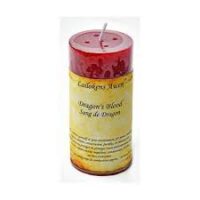 4" Dragon's Blood Scented Lailokens Awen Candle