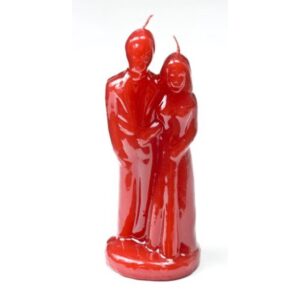 6" Marriage Red Candle