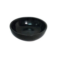 Black Stone Scrying Bowl 6in