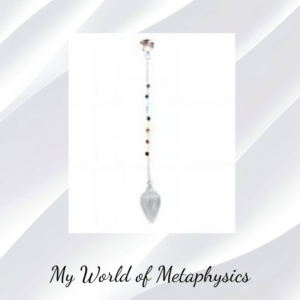 Selenite 7 Chakra Pendulum
