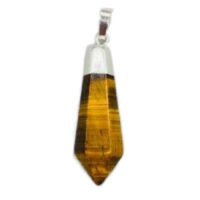 Tiger Eye Diamond Pendant