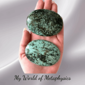 2" African Turquoise Palm Stone