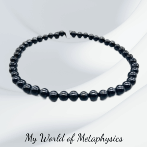 4mm Black Obsidian Bracelet