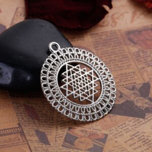 Sri Yantra Pendant Sacred Geometry Jewelry