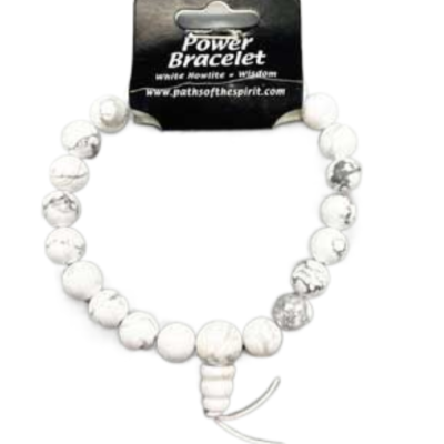 White Howlite Power Bracelet