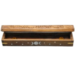12" Flip Top Triple Moon Incense Holder
