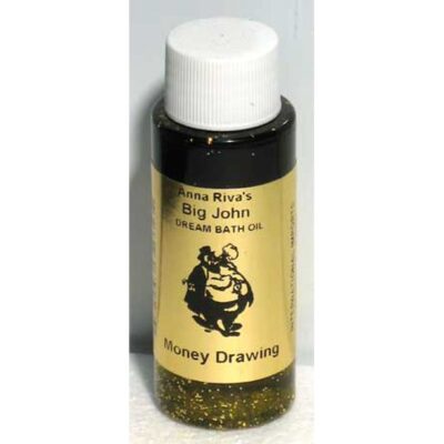 2oz Money Drawing Bath Oil With Gold