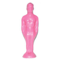 7 1-4" Pink Male Candle