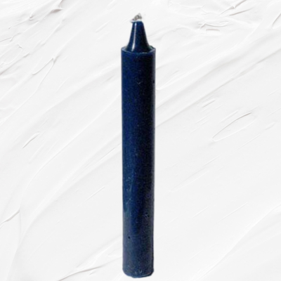 Blue 6" Taper Candle