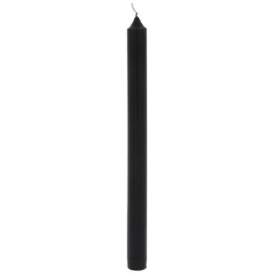 Black 6" Taper Candle