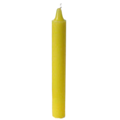 YELLOW 6″ TAPER CANDLE