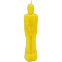 Yellow Male Candle