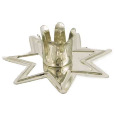 Silver Fairy Star Chime Candle Holder