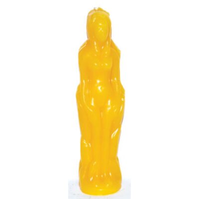 Yellow Female Candle 7"