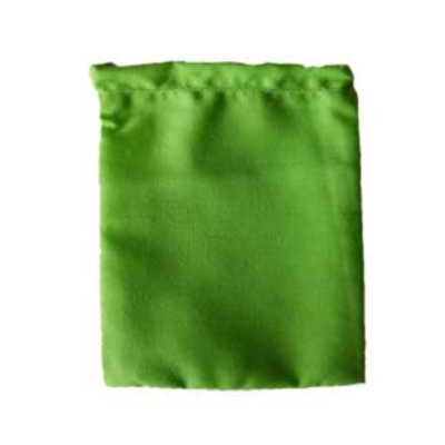 Green Cotton Bag 3" X 4"