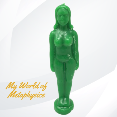 Green Female Candle