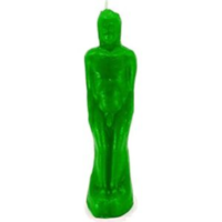 Green Male Candle