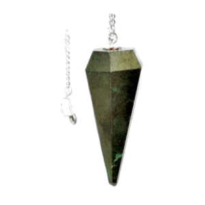 6-sided Pyrite Pendulum