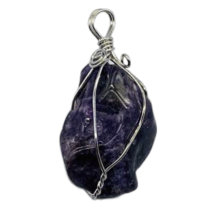 Amethyst Wire Wrapped Pendant