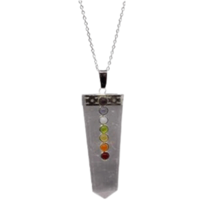 Selenite Chakra Necklace