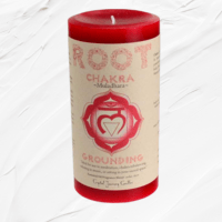 root chakra pillar candle