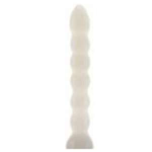 white seven knob candle