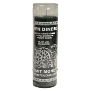 Money Drawing Green Jar Candle