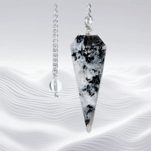 6-sided Rainbow Moonstone Pendulum