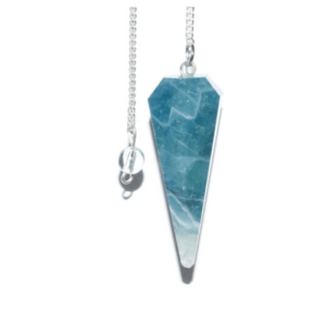 6-sided Green Fluorite Pendulum
