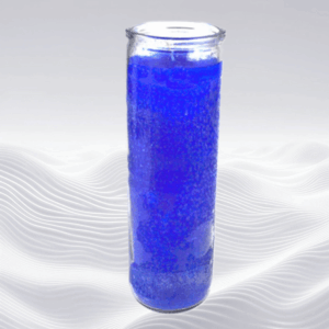 Blue 7-day Jar Candle