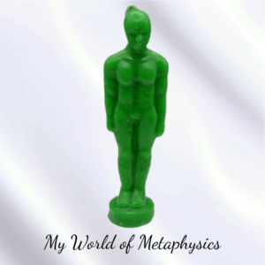 6 3/4" Green Man candle