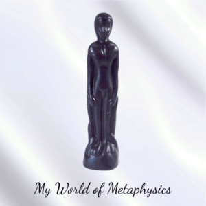 8" Black Male candle