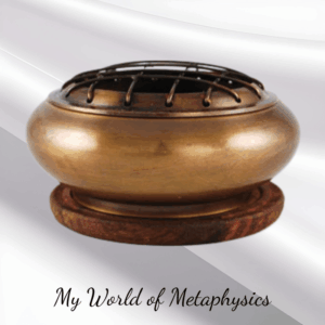 Brass Screen Incense Burner with Coaster