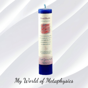 Good Health Reiki Charged Pillar Candle