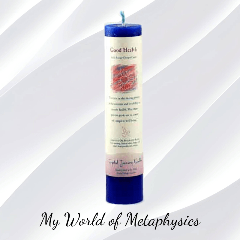 Good Health Reiki Charged Pillar Candle