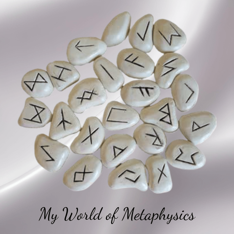 White Resin rune set