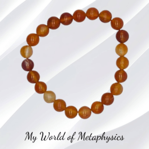 8mm Carnelian bracelet